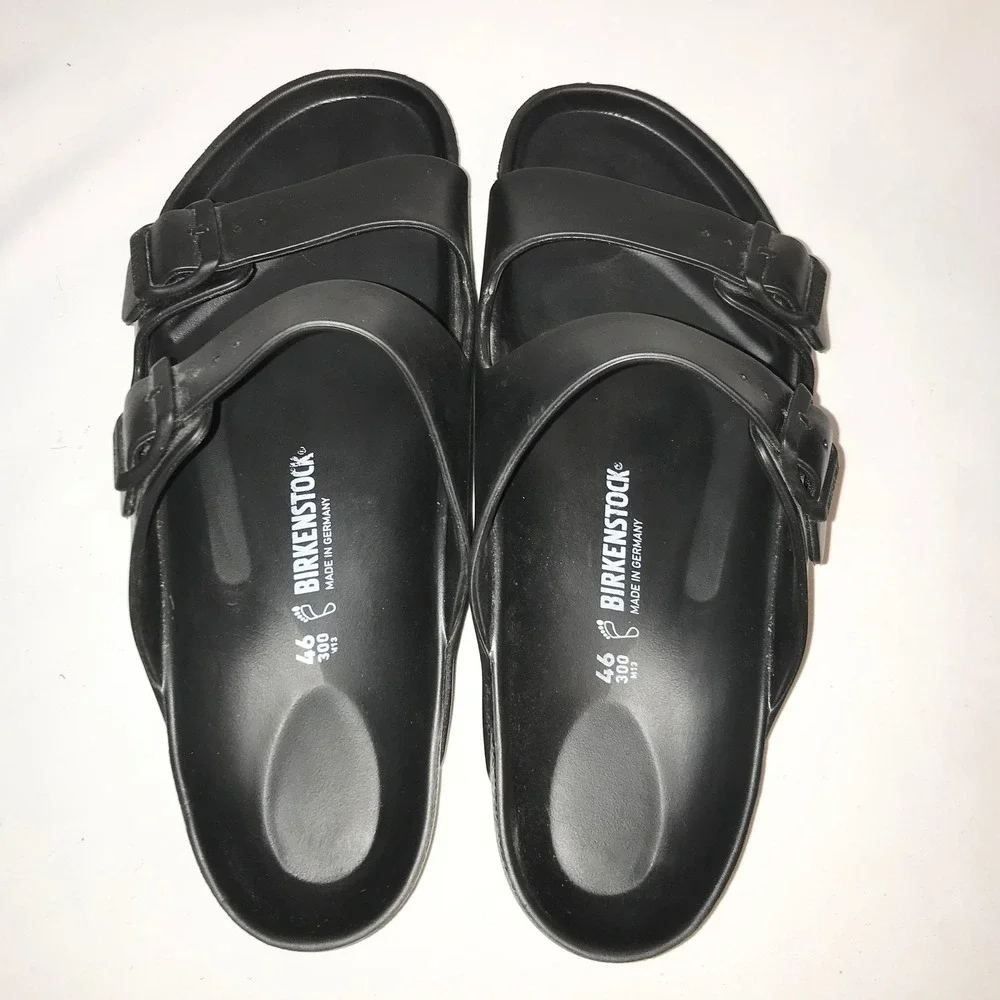 Birkenstock Arizona EVA Black Sandals Mens 13 Womens 15 Slides